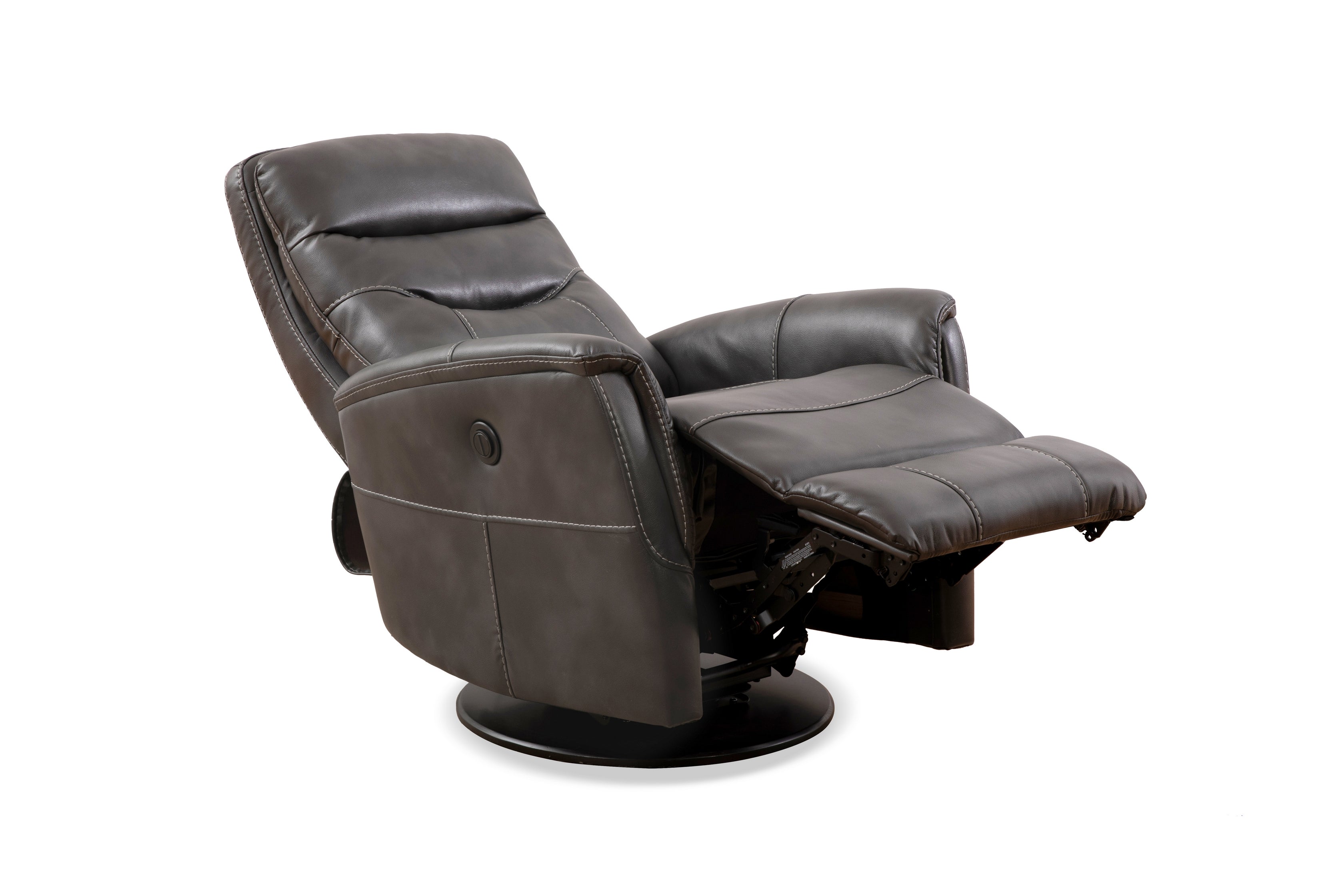 Grey Leather Power Recliner – IF-6302-M Recliner