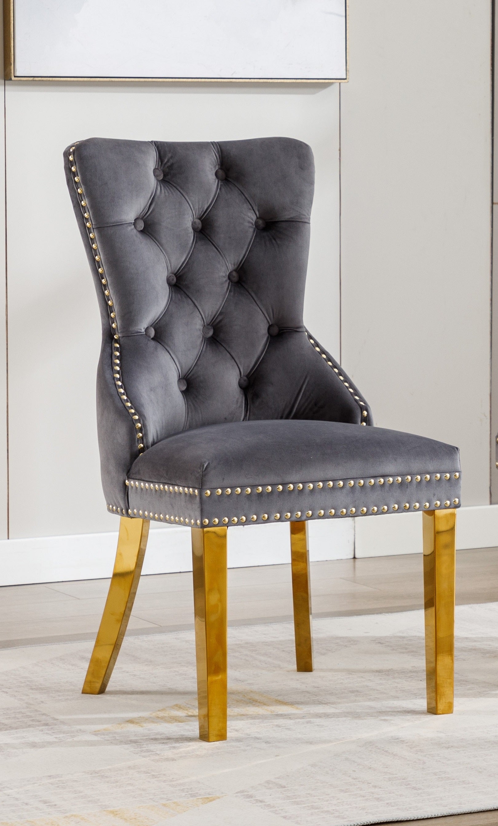 Button Tufted Front Accent Chair – C-1450