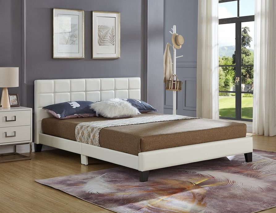 Image of if-5422 - double or queen bed - platform bed includes mattress support.
