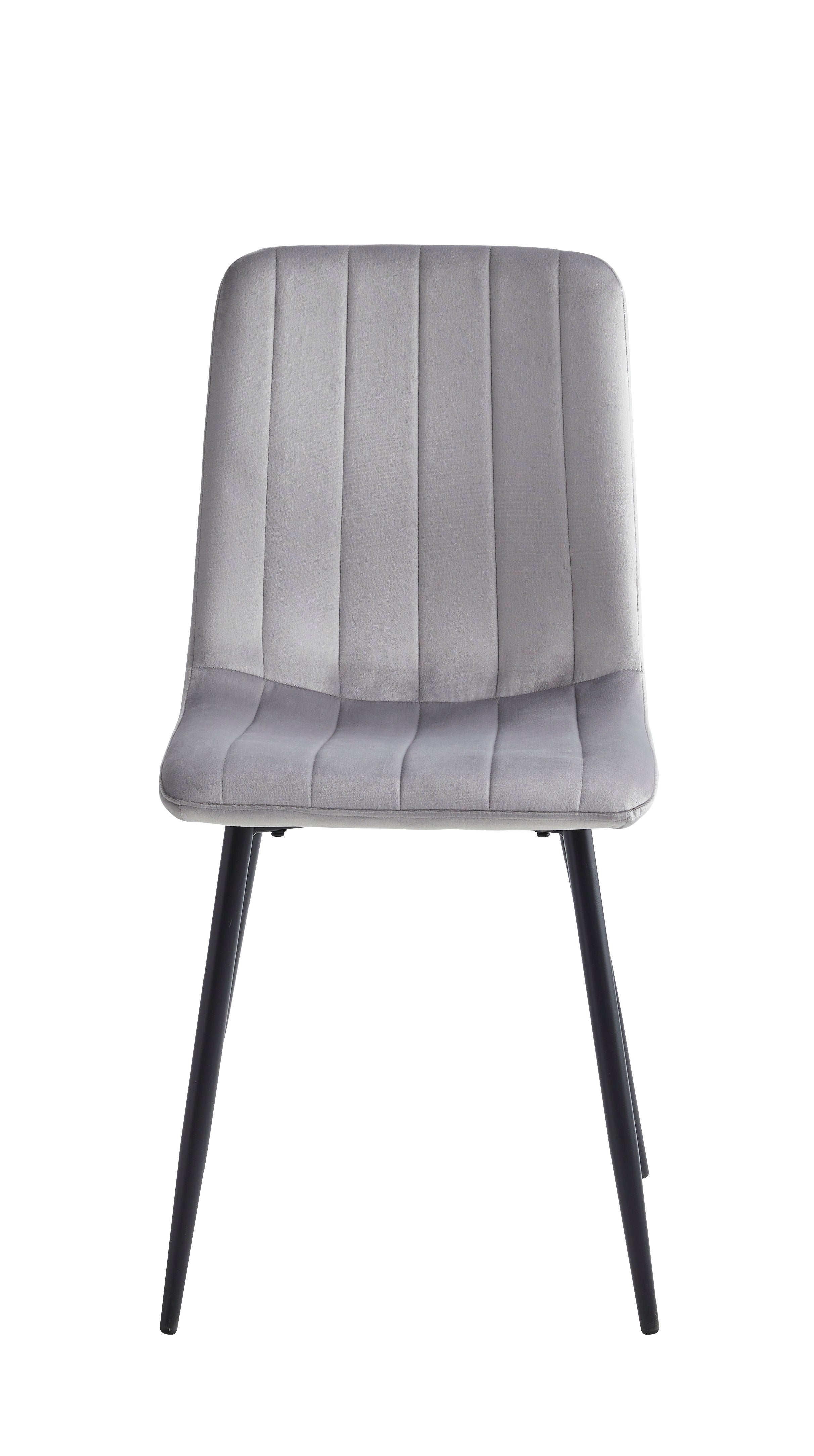 Light Grey Velvet Chair – C-1473