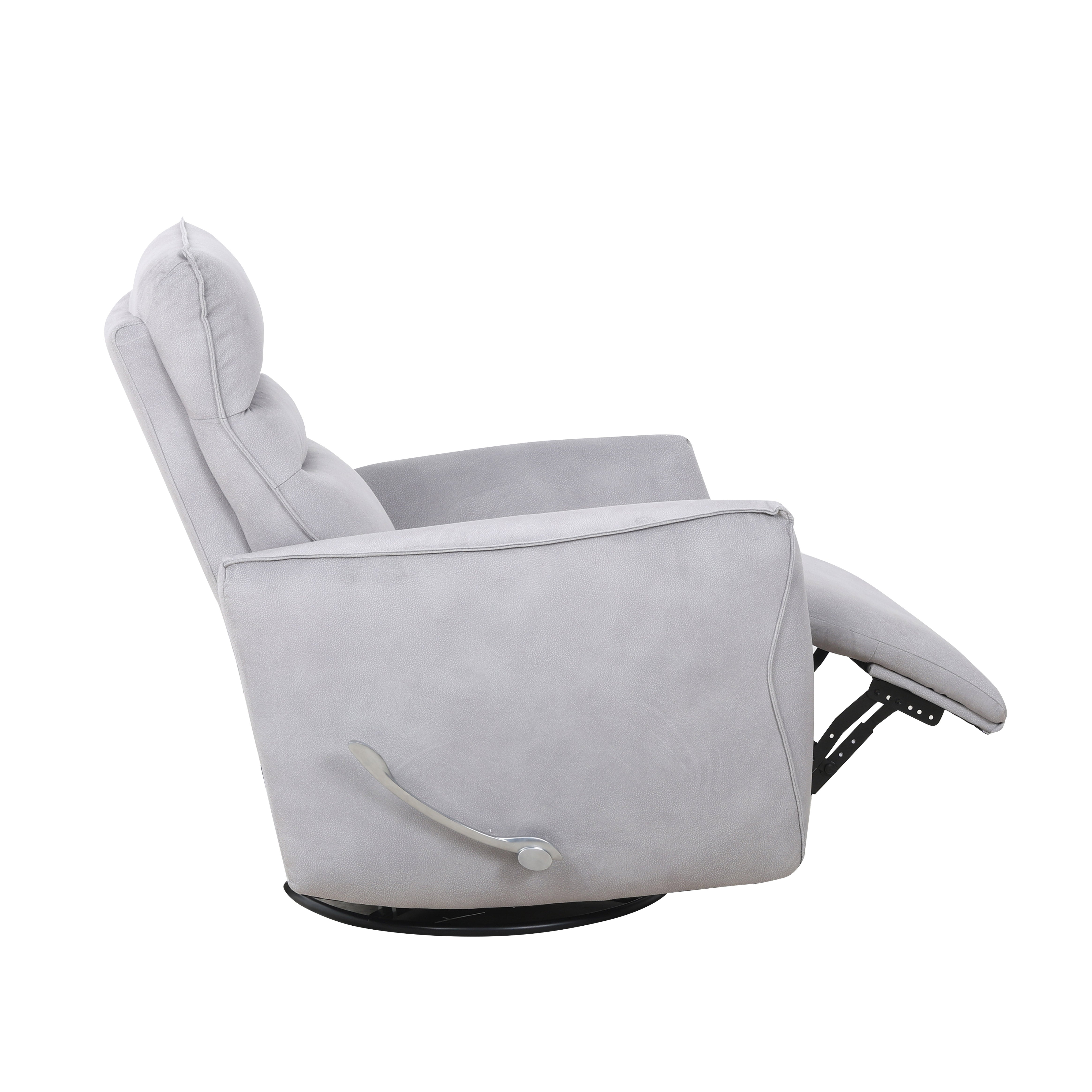 Light Grey Fabric Swivel Glider Recliner – IF-6327-M Recliner