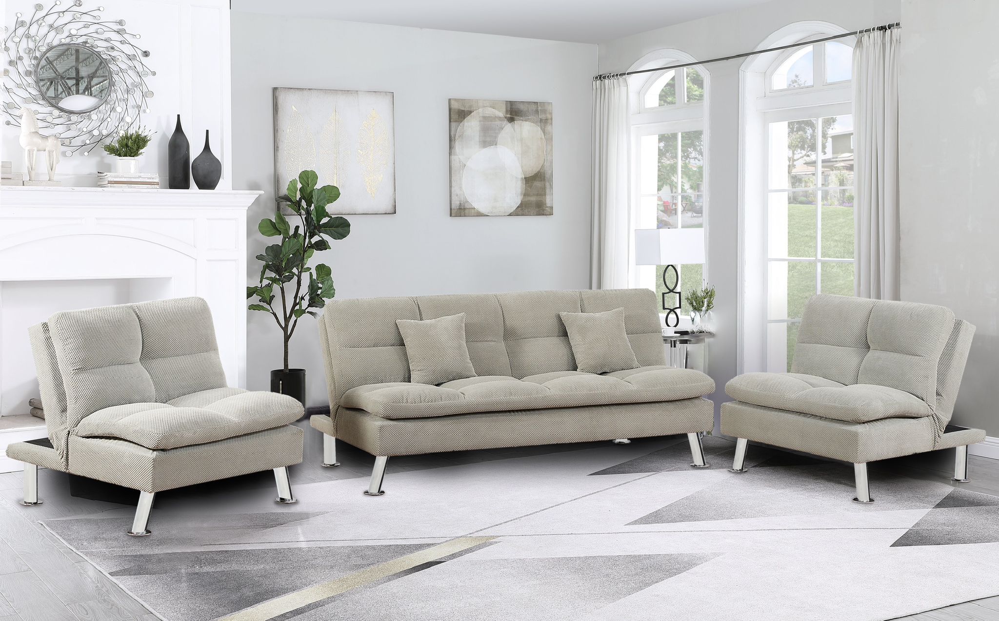 CATHERINE 3PCS Sofa Bed