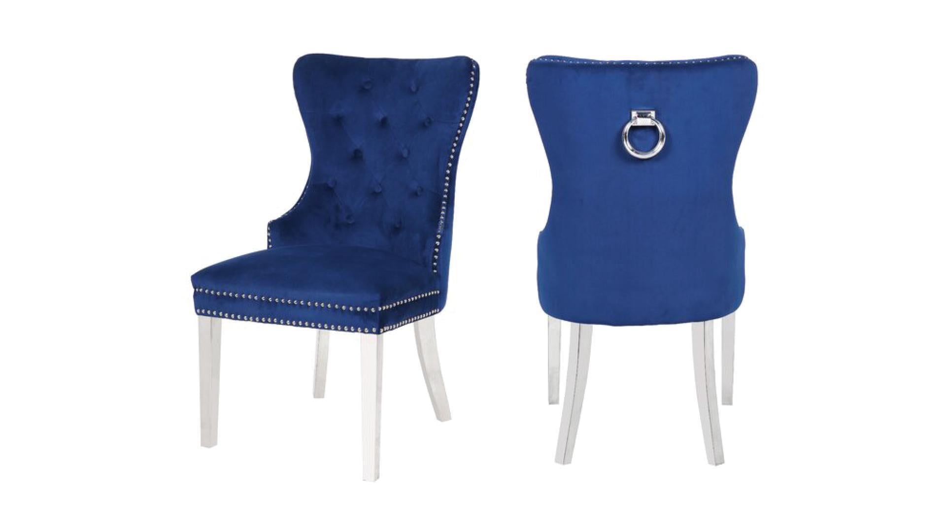 CHAISE DE CUISINE - ERICA VELOURS - 2 MORCEAUX
