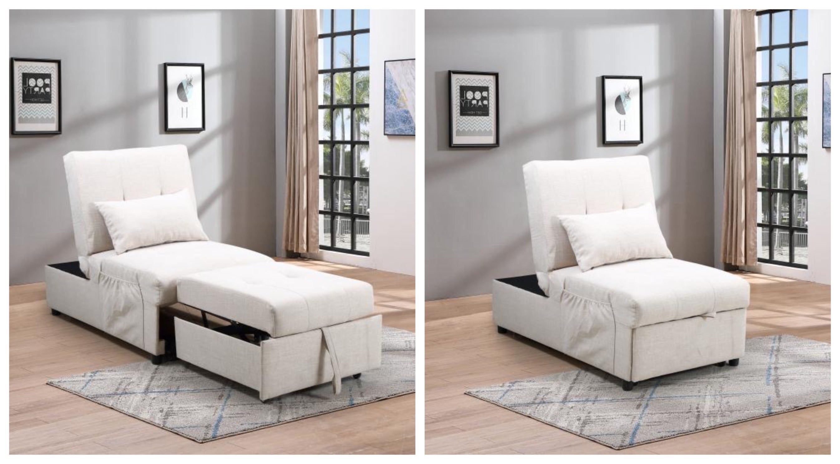 LK-075 Modern Sofa Bed Fabric
