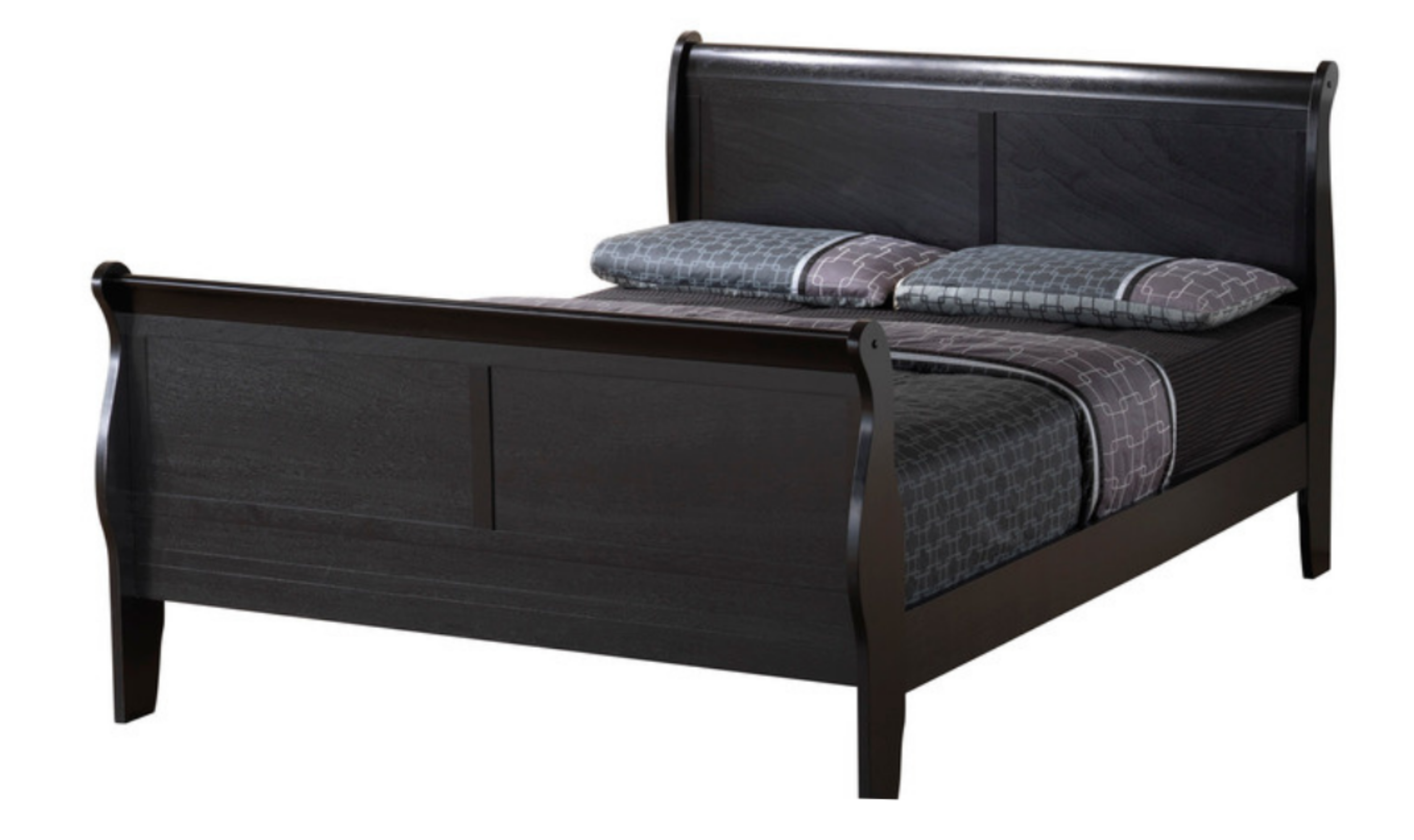 Image of bed louis philip - bed frame solid wood.