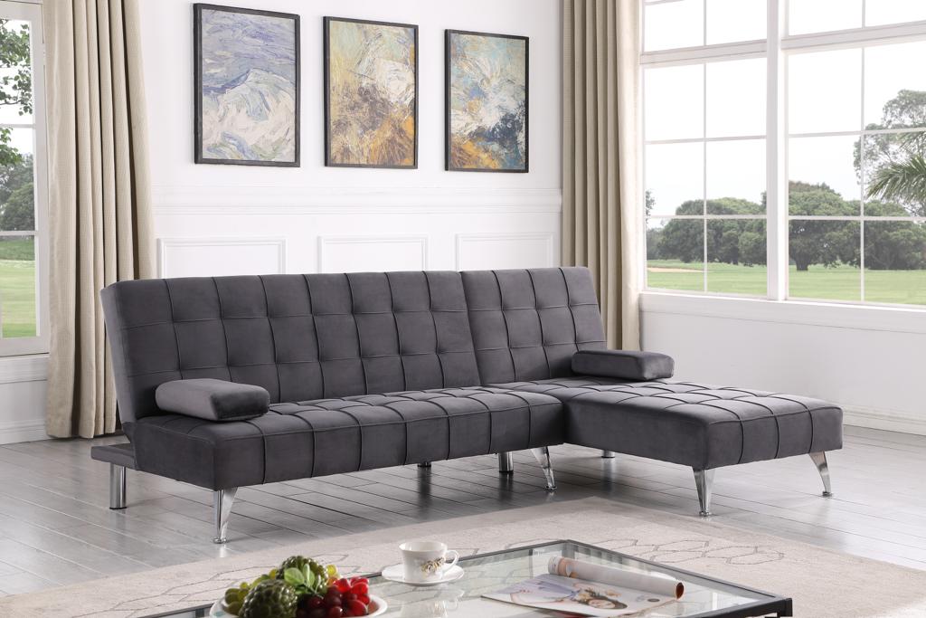 Image of luna sofa sectional reversible - pu.