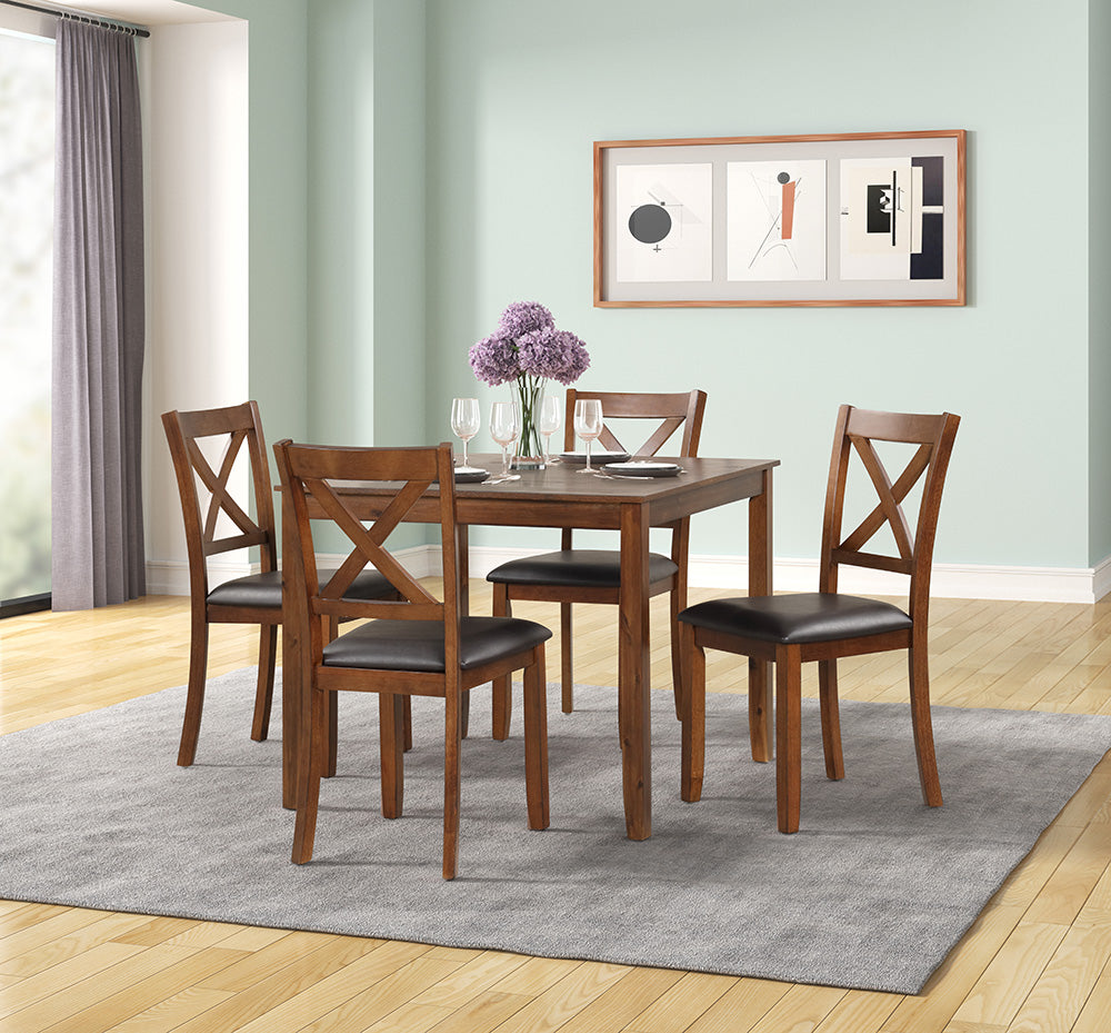 Image of dining set 5pcs - max-cherry.