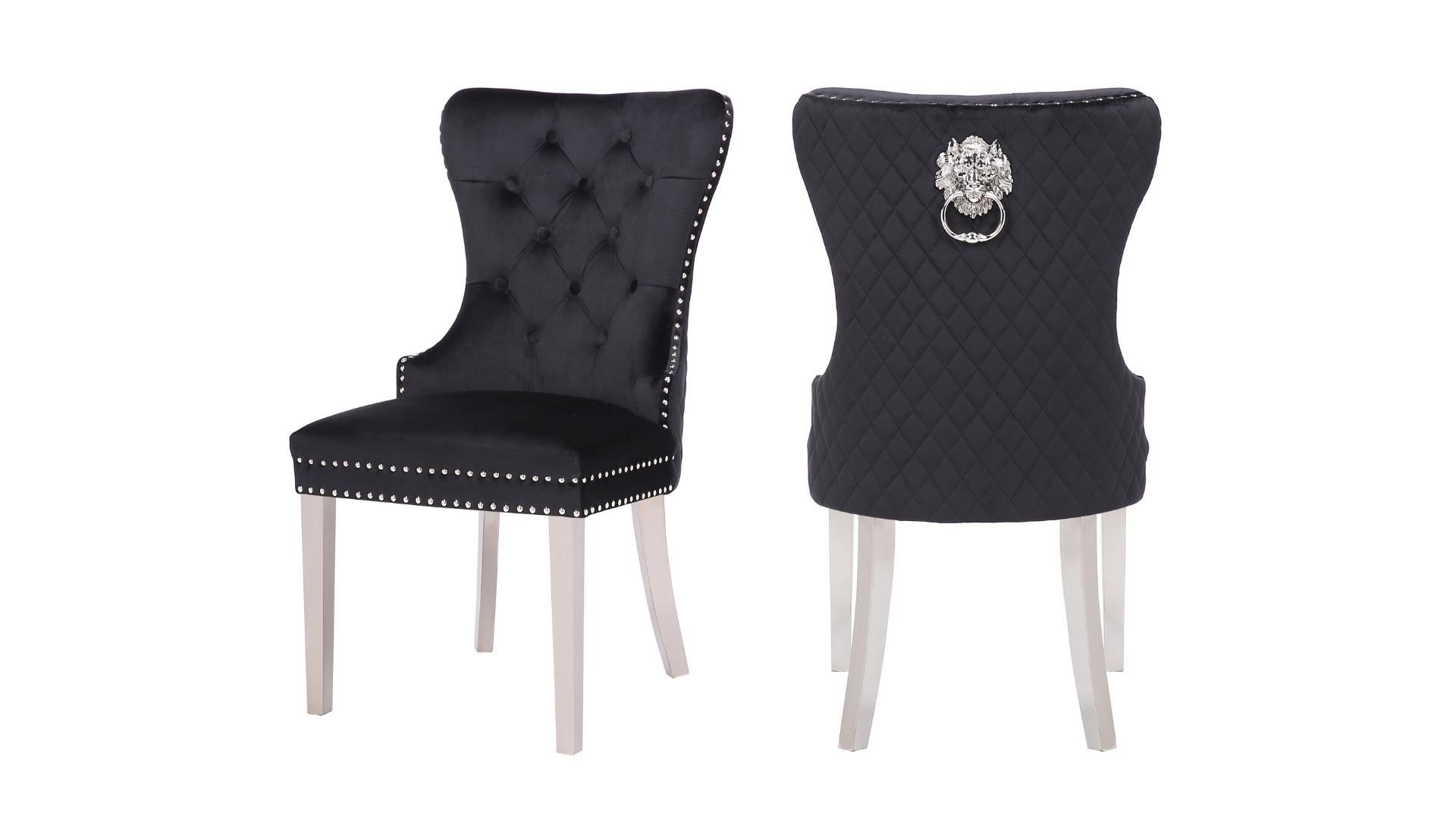 CHAISE DE CUISINE - SIMBA VELOURS - 2 MORCEAUX
