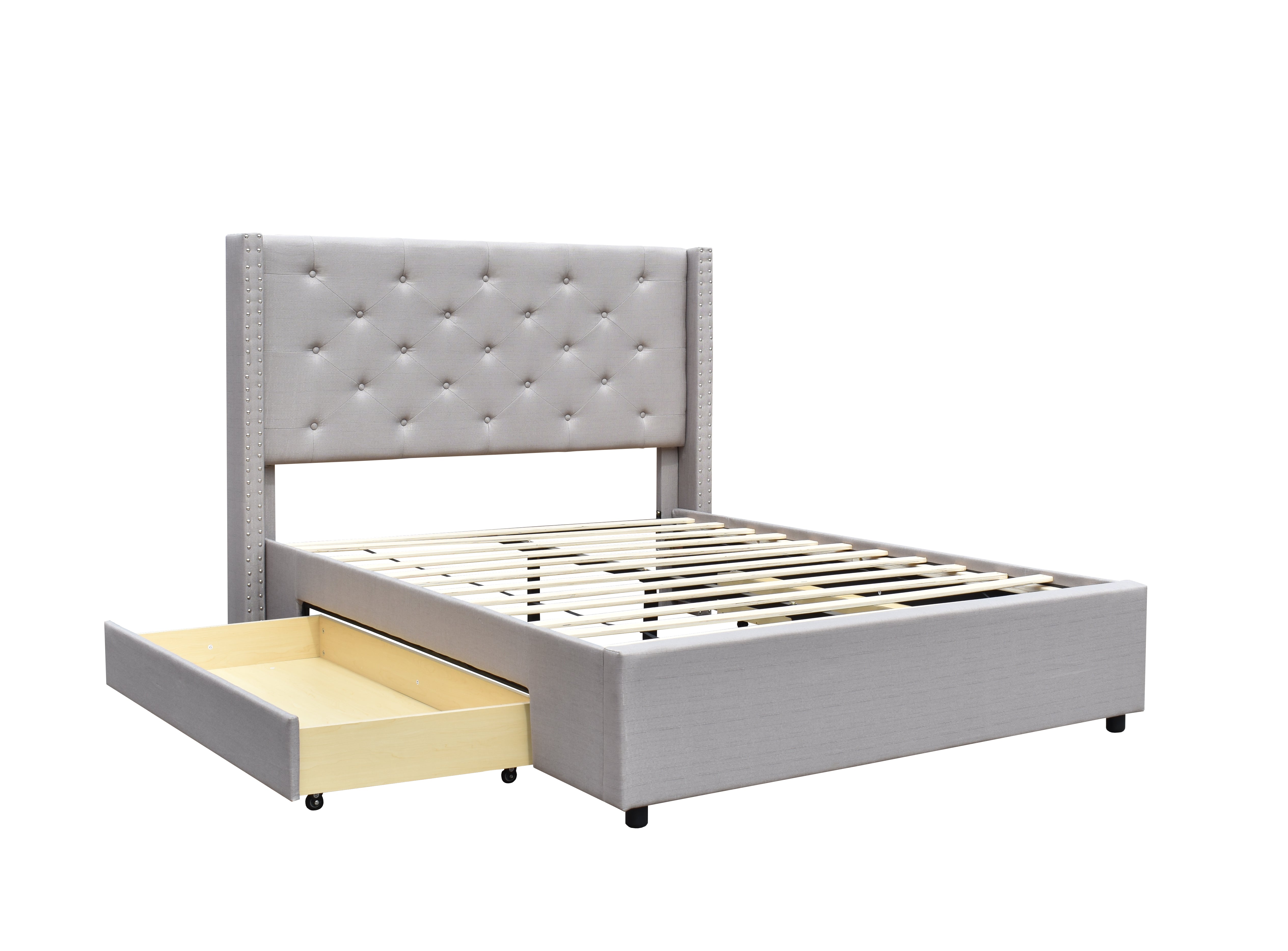 BED SOPHIA Drawers - Bed Frame Upholstered FABRIC
