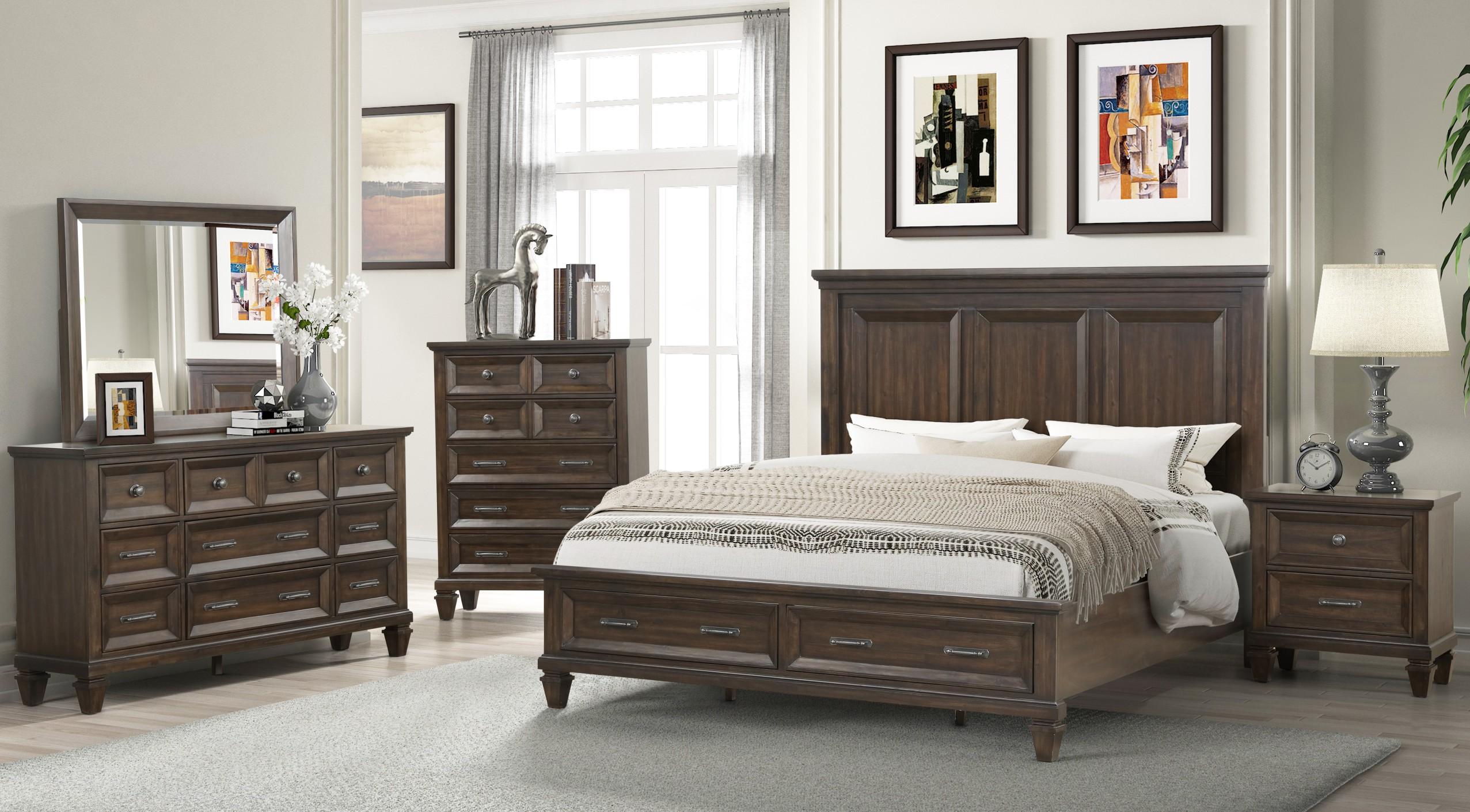 Image of hamilton bedroom set 8pcs.
