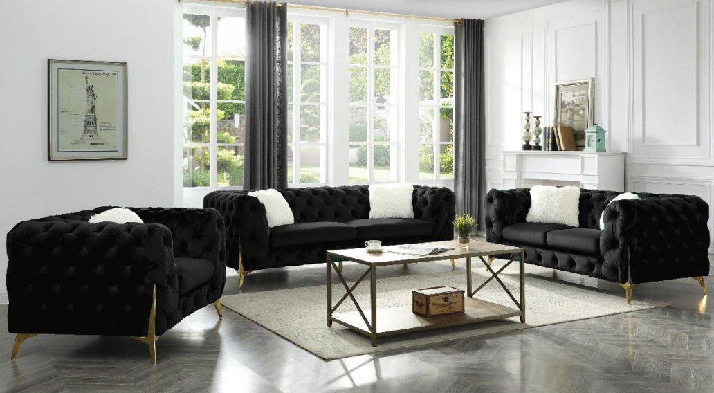ENSEMBLE DE CANAPÉ MODERNO EN TISSU 