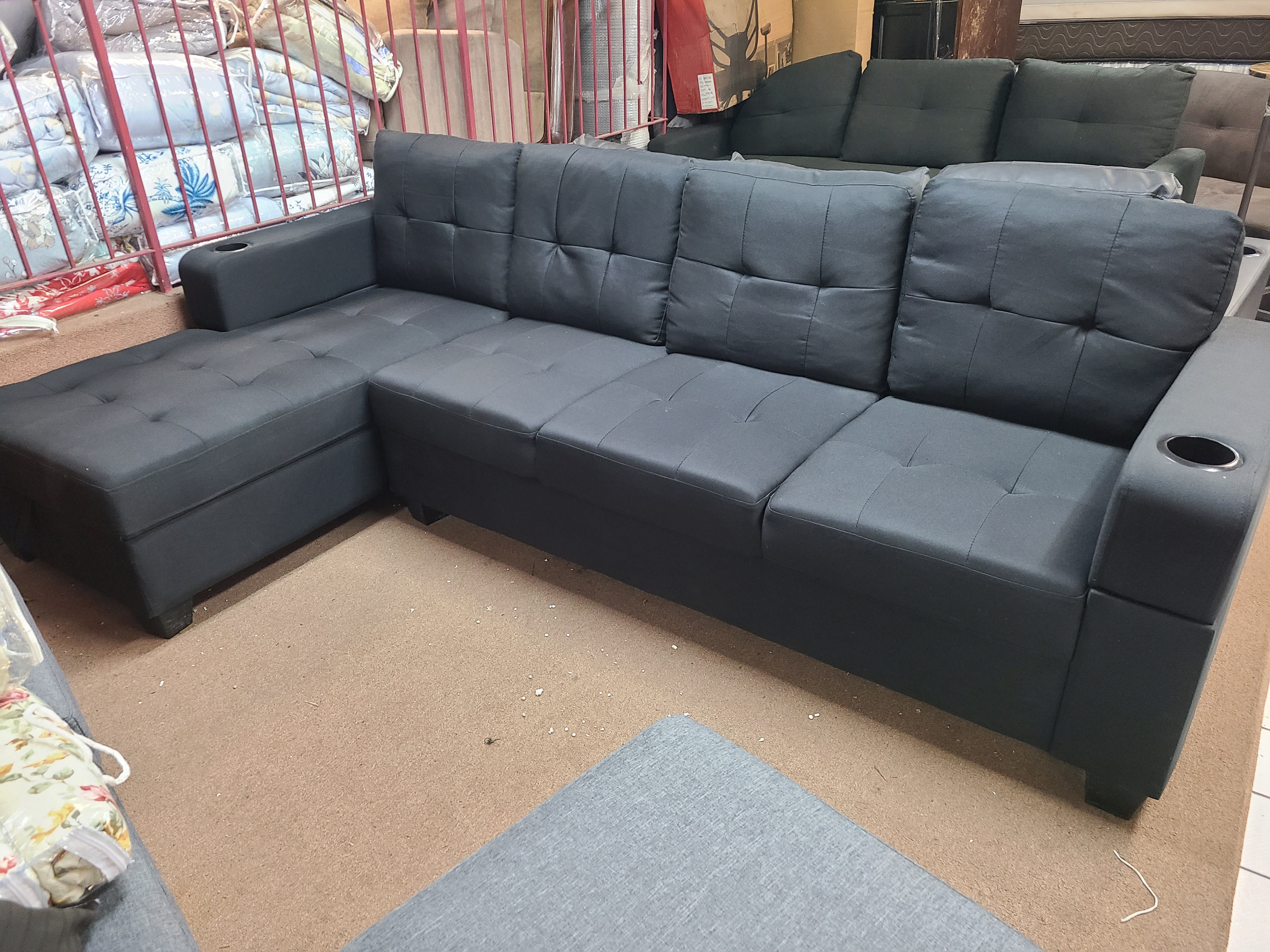 Diamond Sofa Sectional Fabric AMIGO MEUBLE