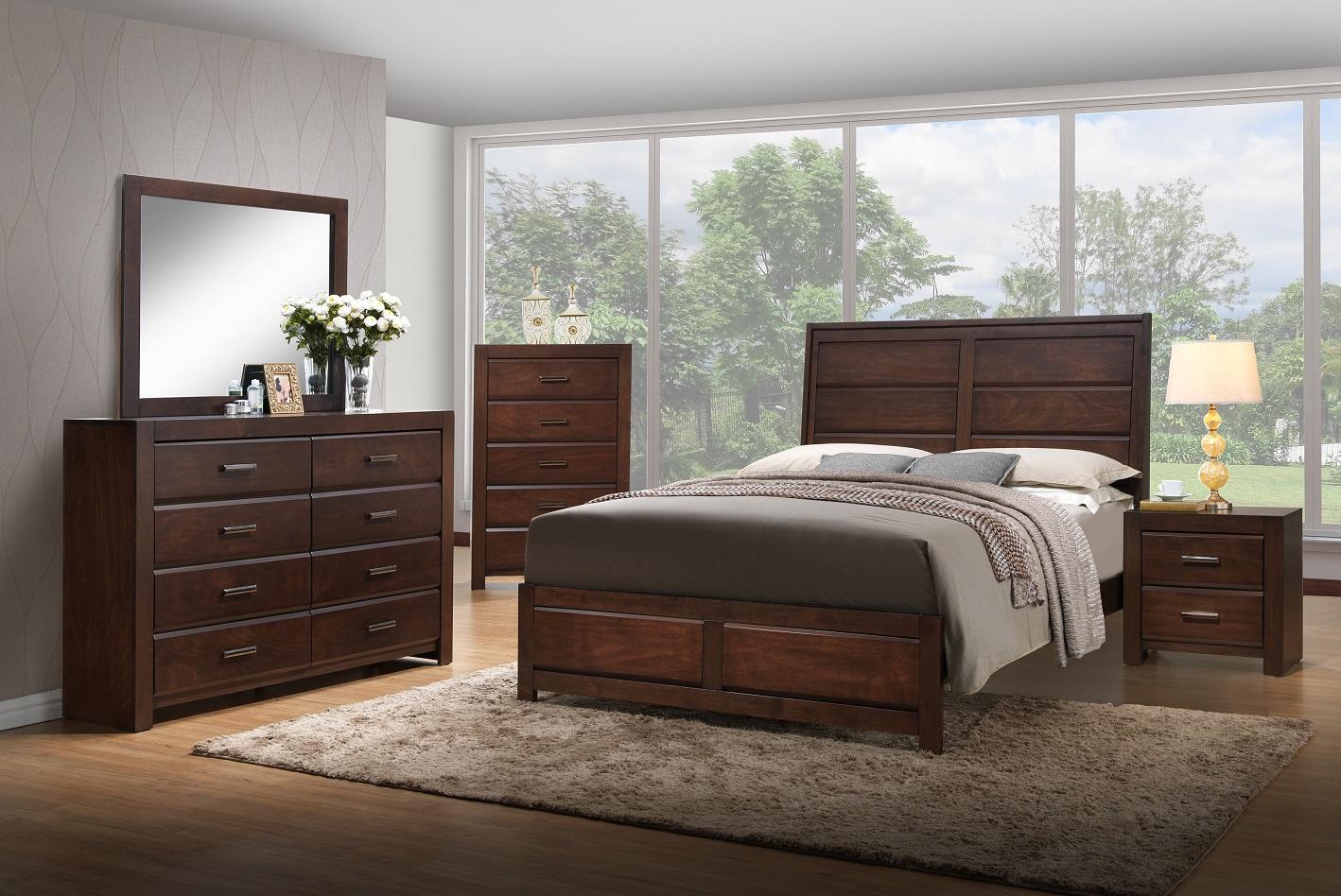Image of athen bedroom set 8pcs.