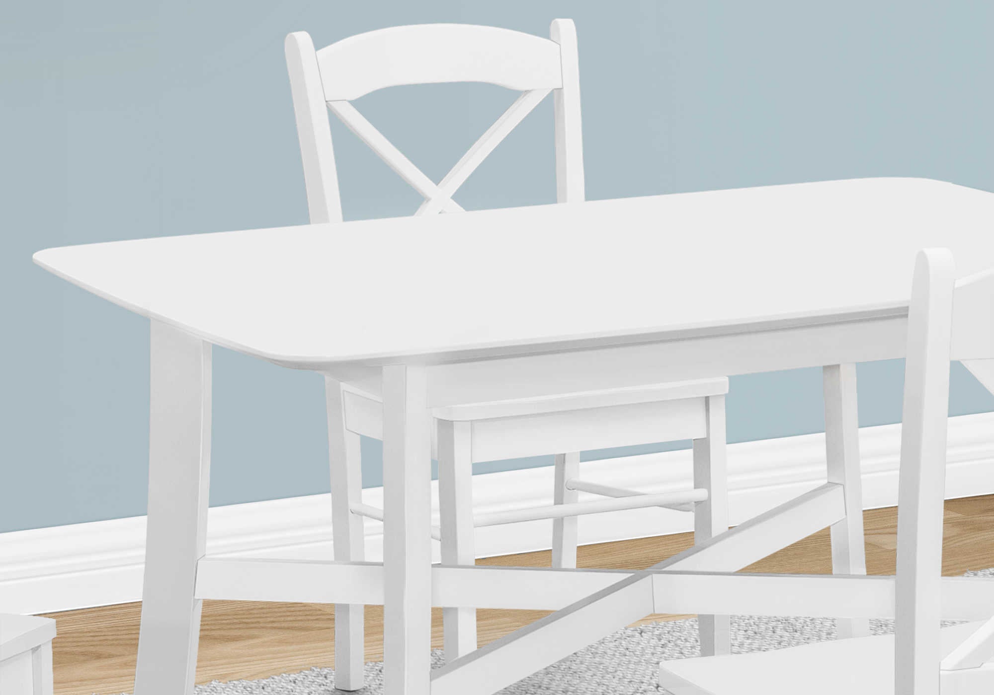 Image of dining table - 36x 48  white veneer top i 1323.