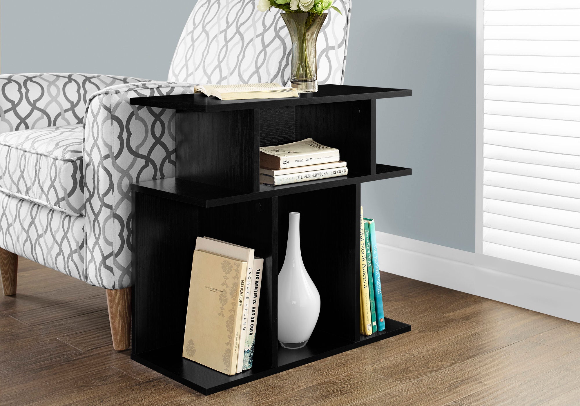 Image of accent table - 24inch h black  i 2473.