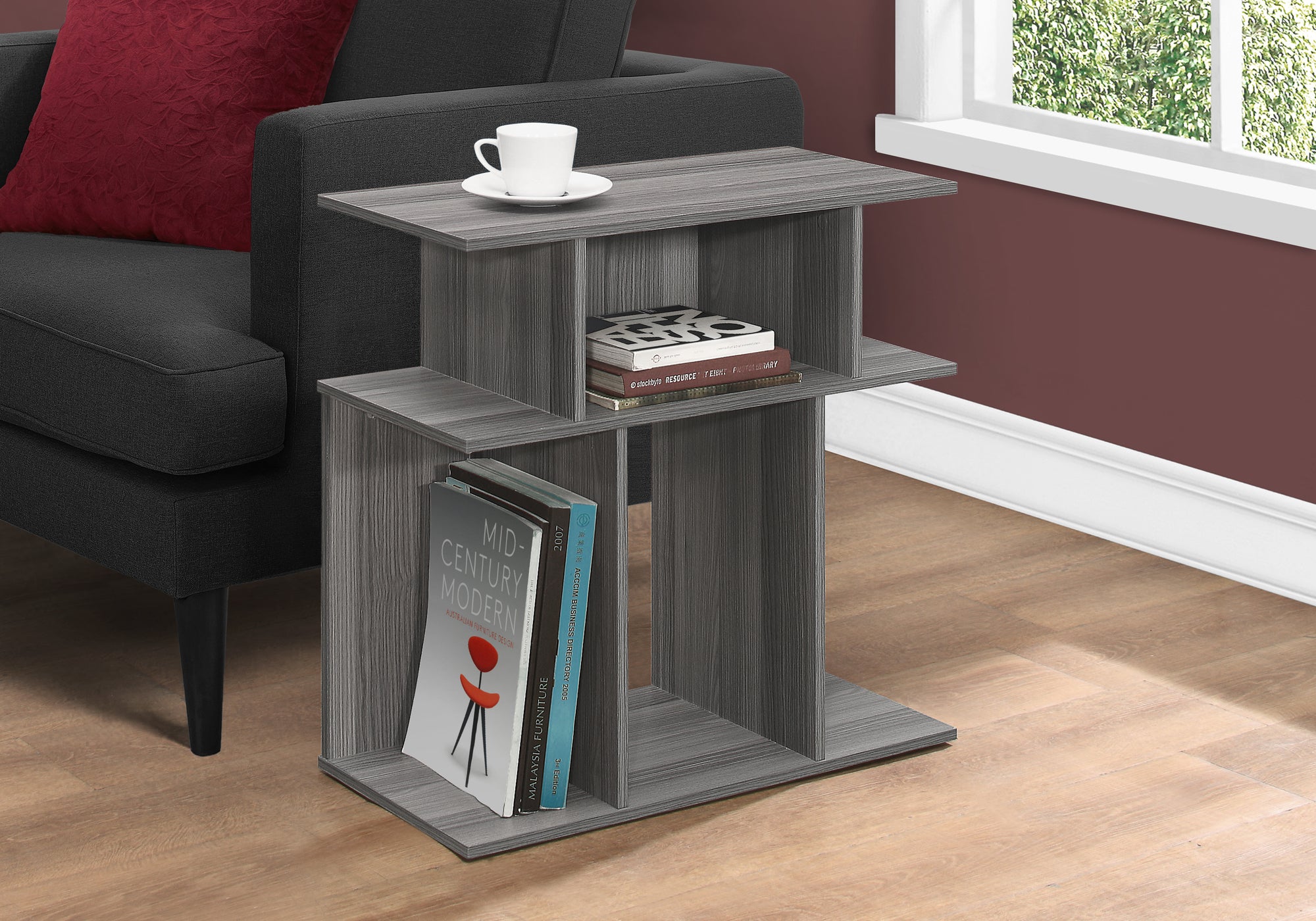 Image of accent table - 24inch h grey  i 2481.