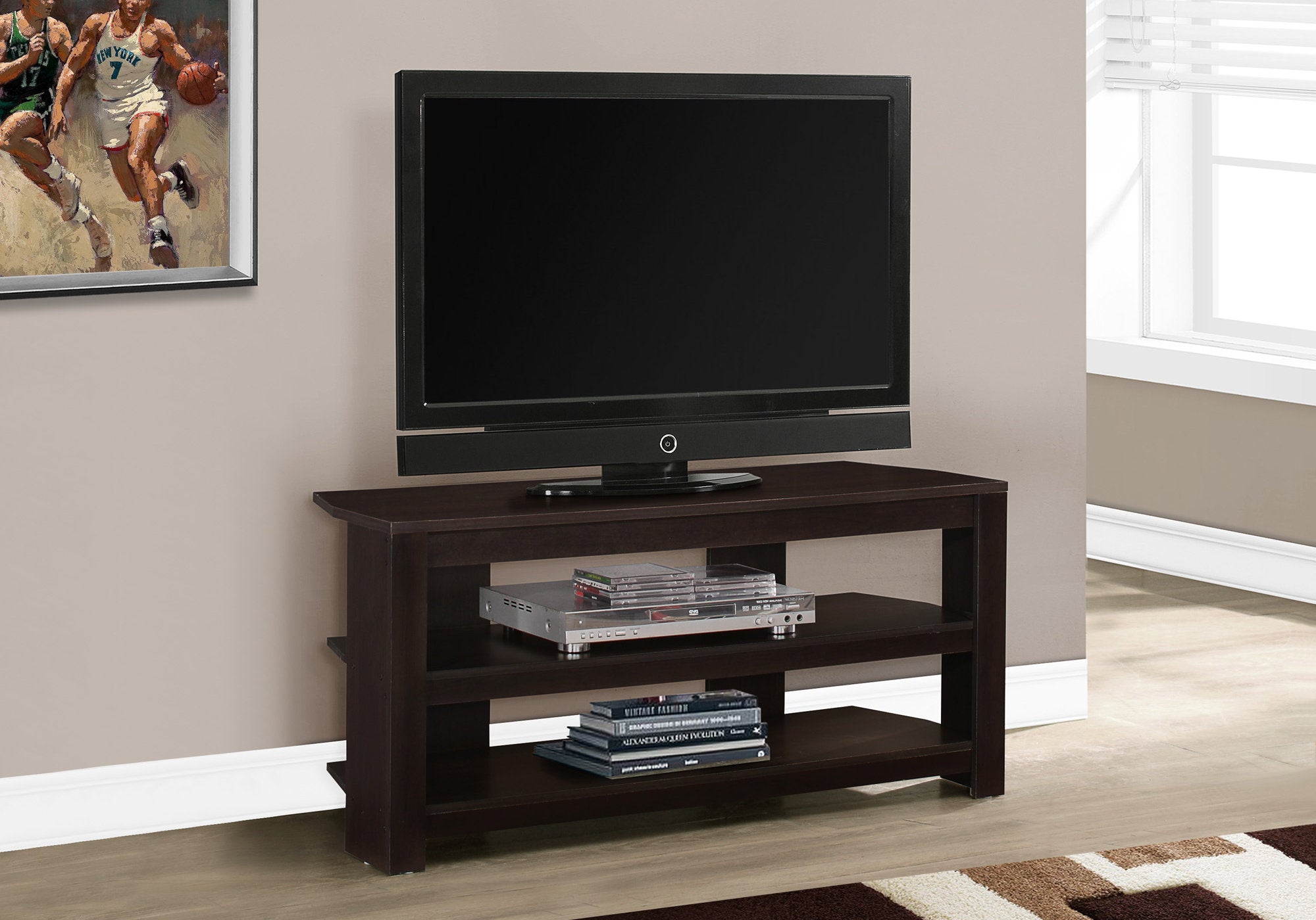 Image of tv stand - 42inch l espresso corner  i 2568.