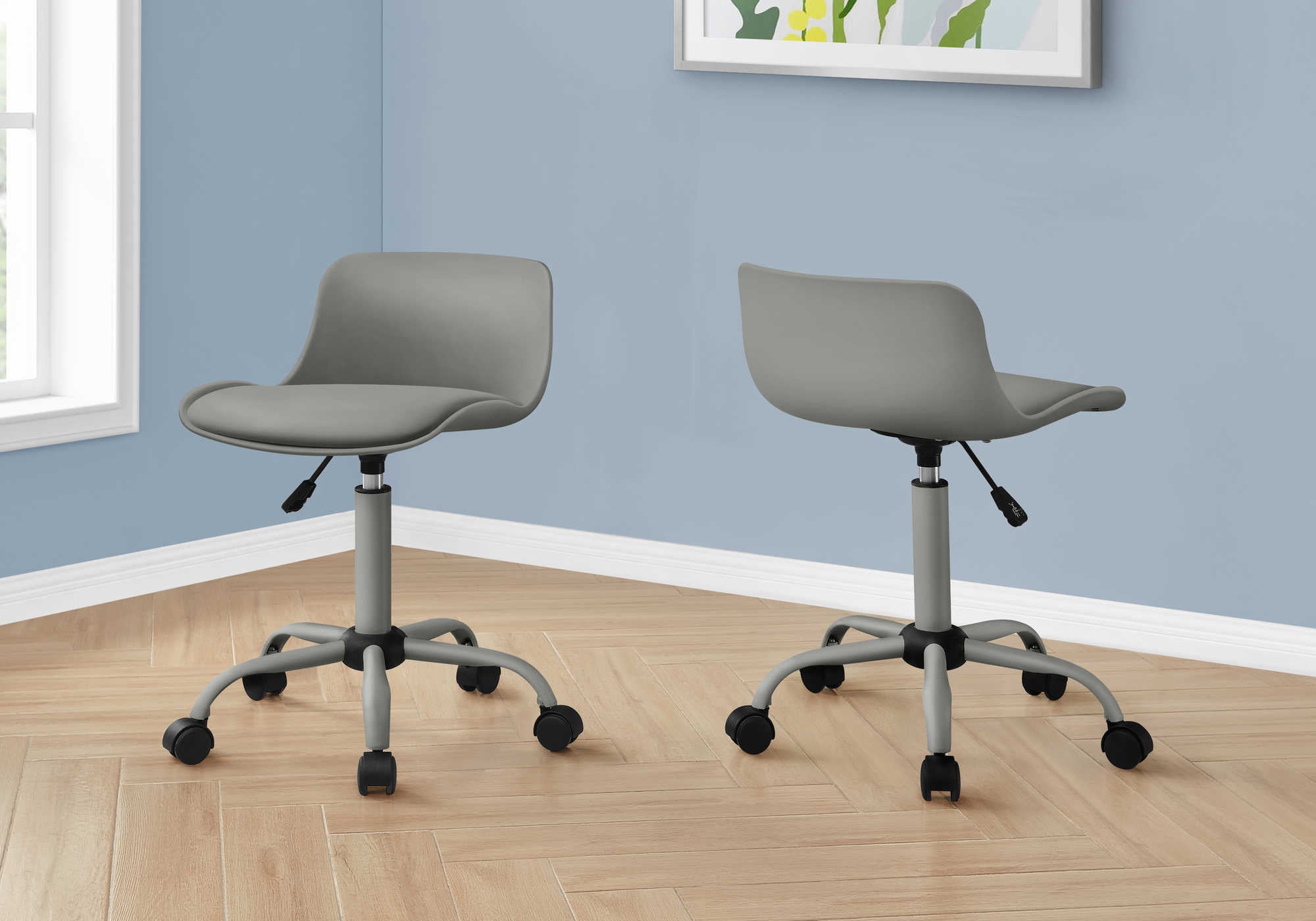 Image of office chair - grey juvenile  multi-position i 7465.