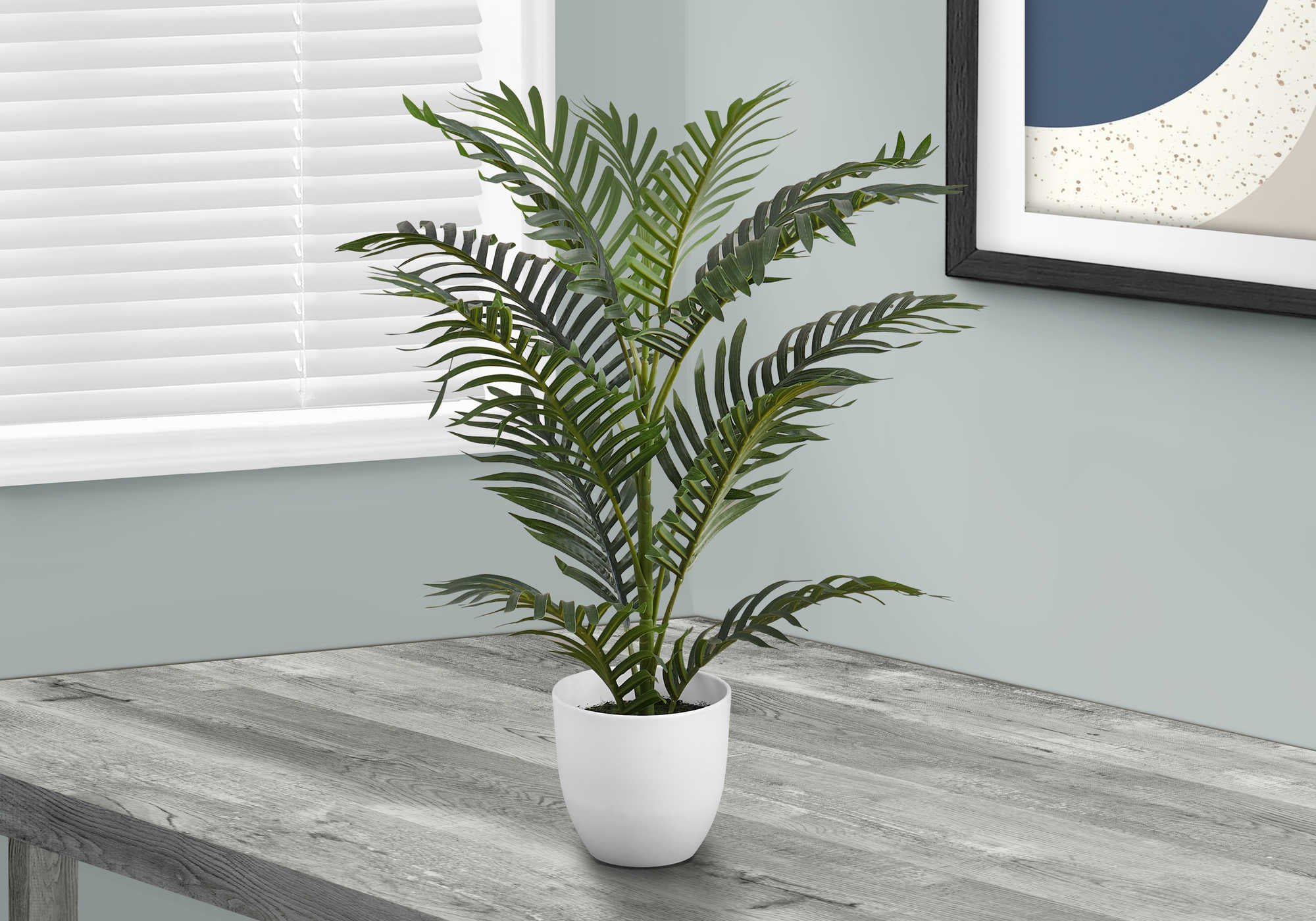 Image of artificial plant - 28h  indoor palm in a 6 pot i 9508.