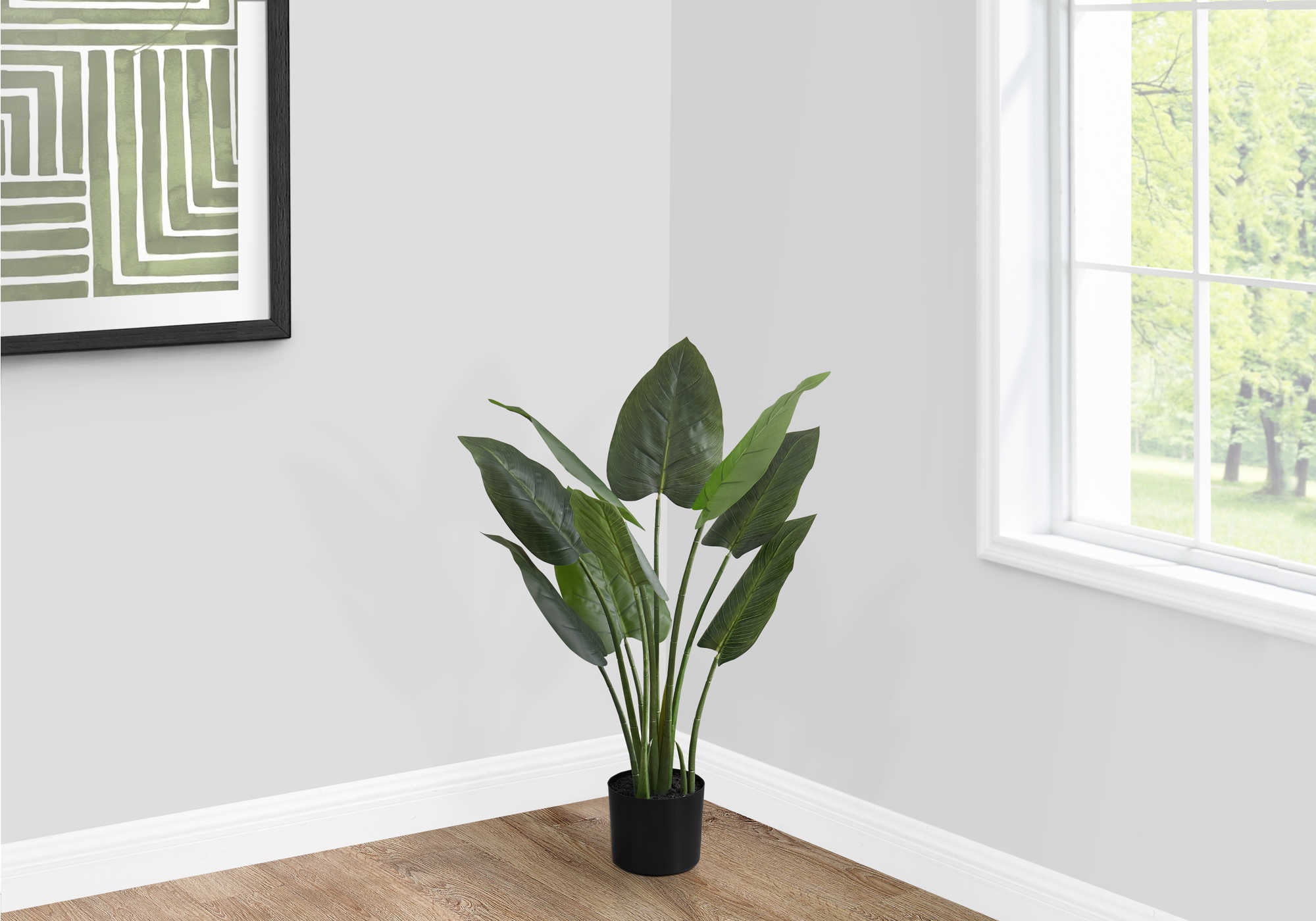 Image of artificial plant - 37h  indoor aureum in a 6 pot i 9509.