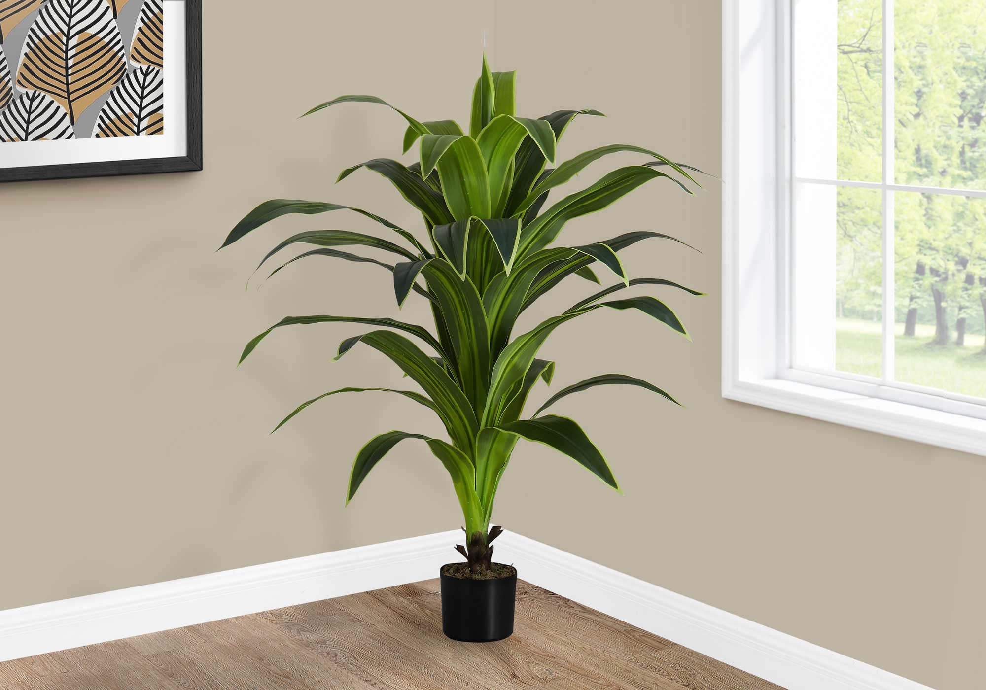 Image of artificial plant - 47h  indoor dracaena in a 5 pot i 9542.