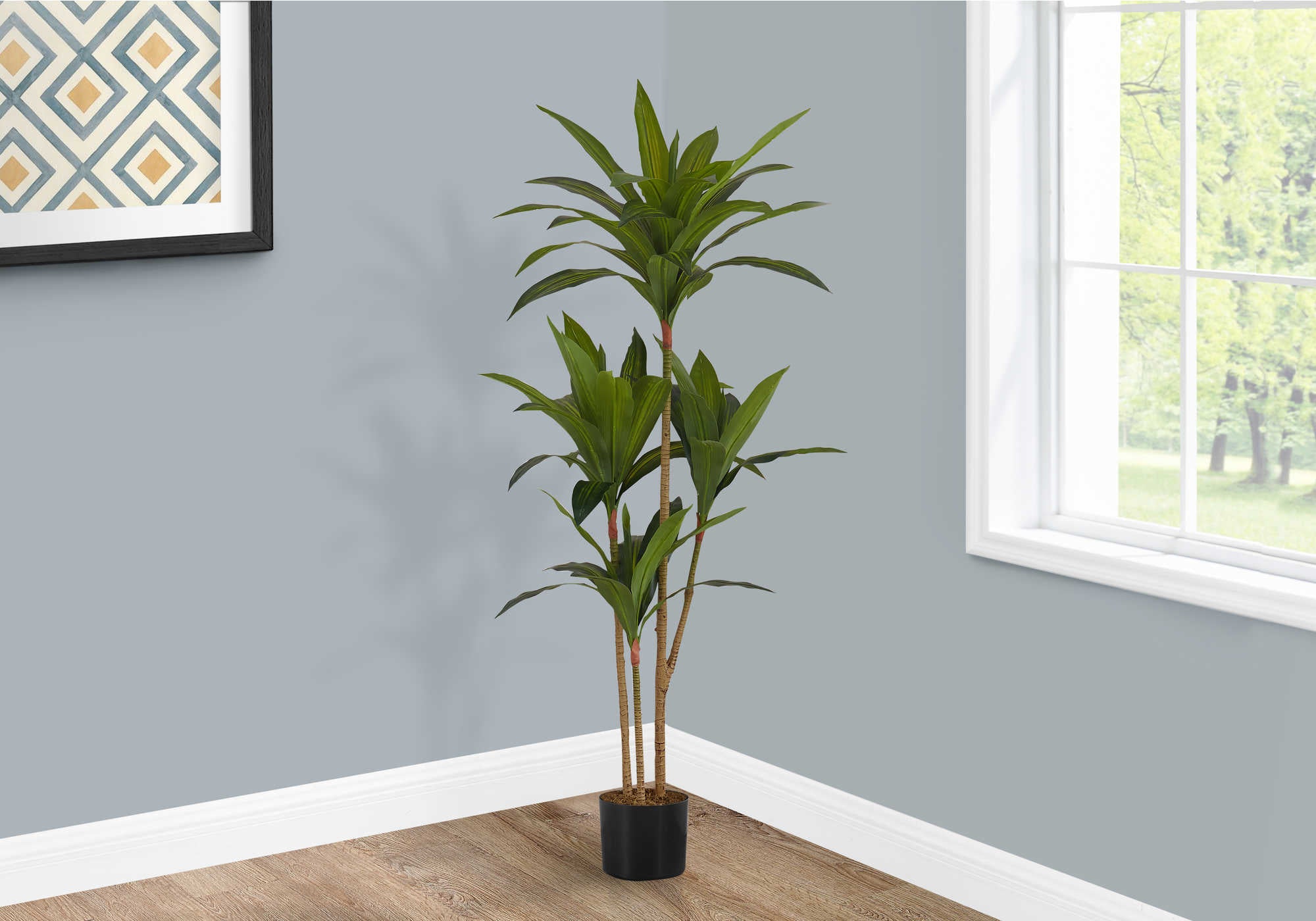 Image of artificial plant - 51h  indoor dracaena in a 5 pot i 9543.