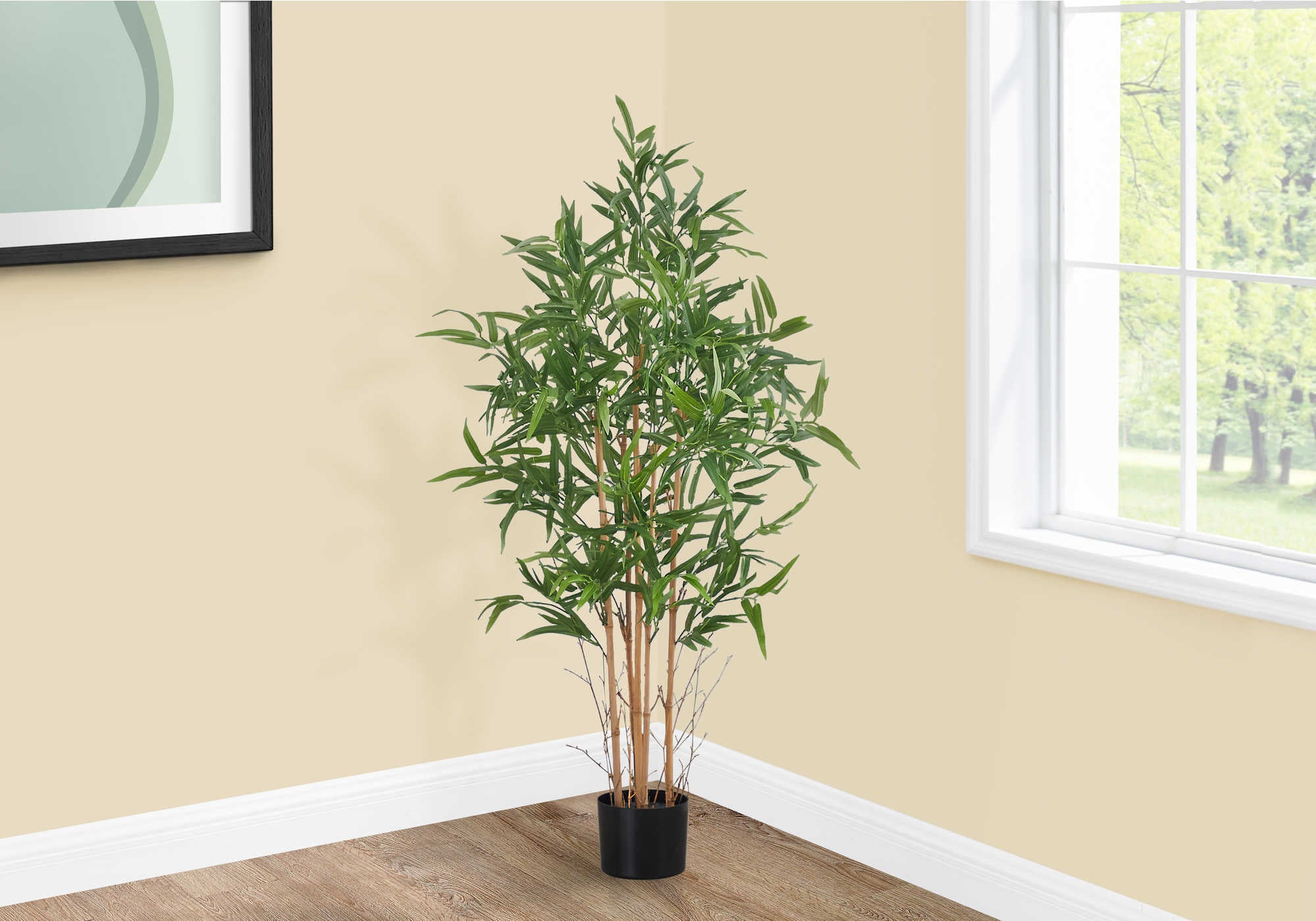 Image of artificial plant - 50h  indoor bamboo tree in a 5 pot i 9563.