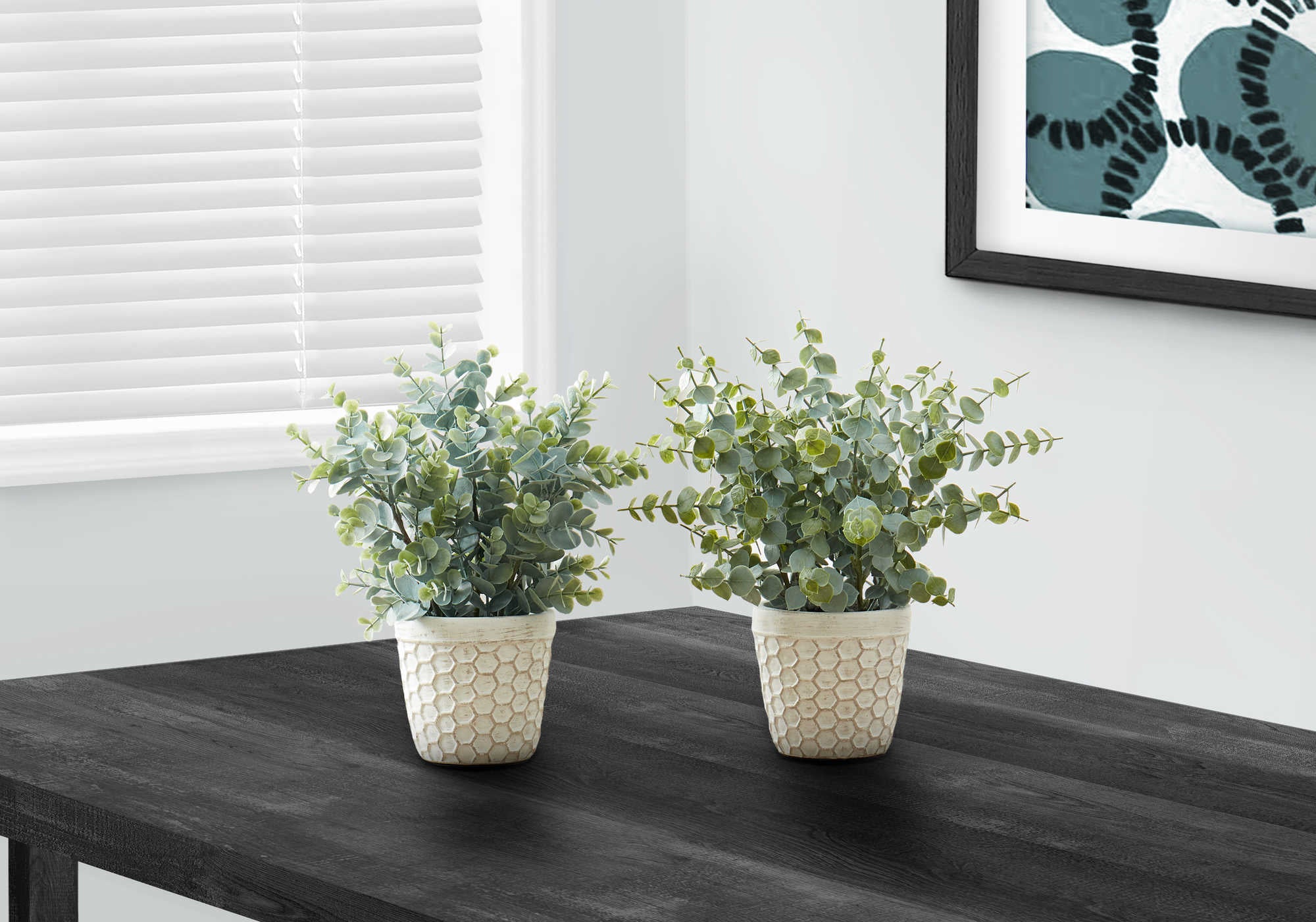 Image of artificial plant - 2pcs  13h eucalyptus grass 4 pot i 9581.